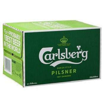 Picture of Carlsberg 24 PACK Bottles 330ml