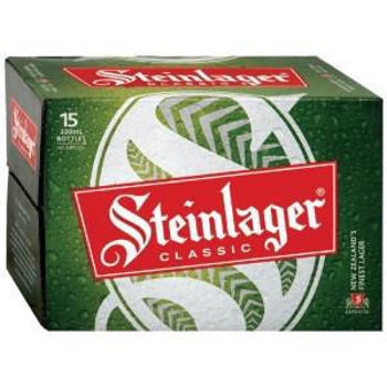 Picture of Steinlager Classic 15pk Bottles 5% 330ml